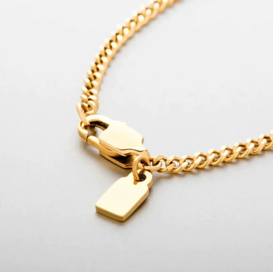Collar de Cadena Estilo Cubano
