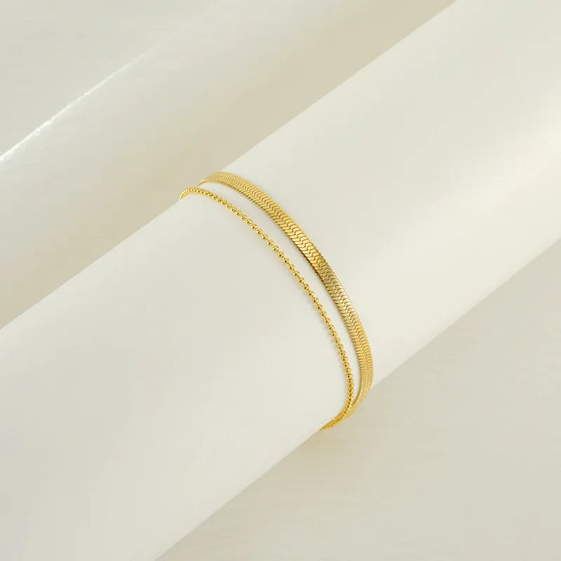 Pulsera de Cadena de Cuerda Retorcida