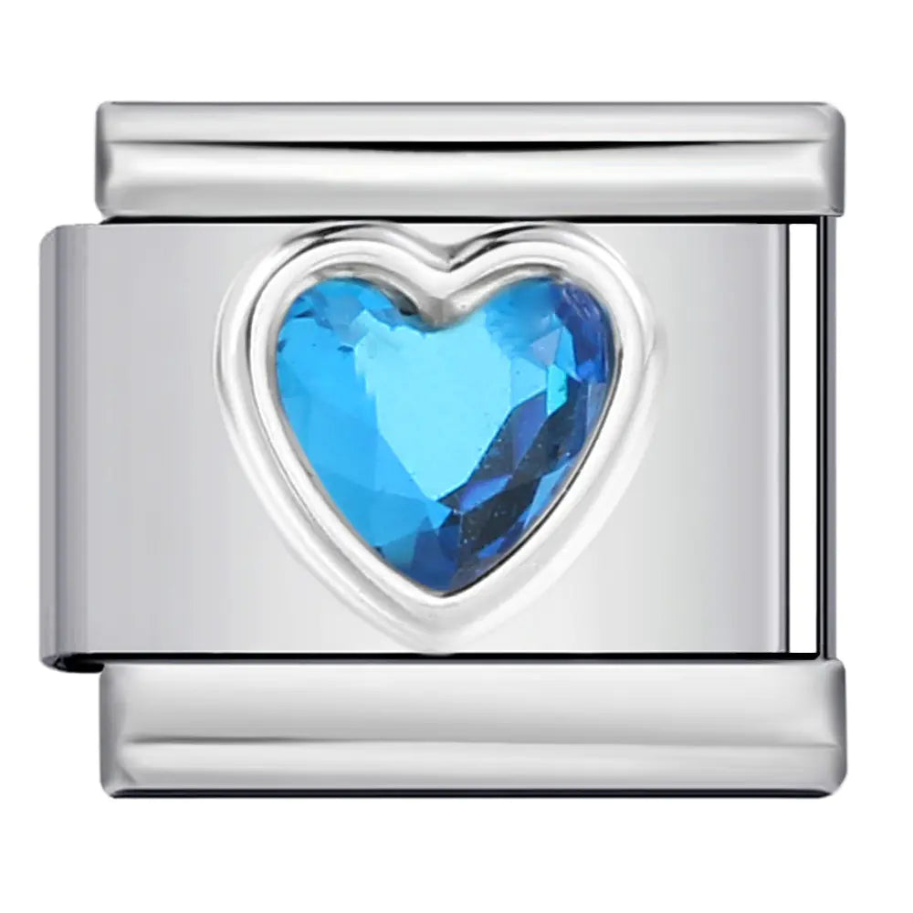 Piedra del amor minimalista para pulsera italiana