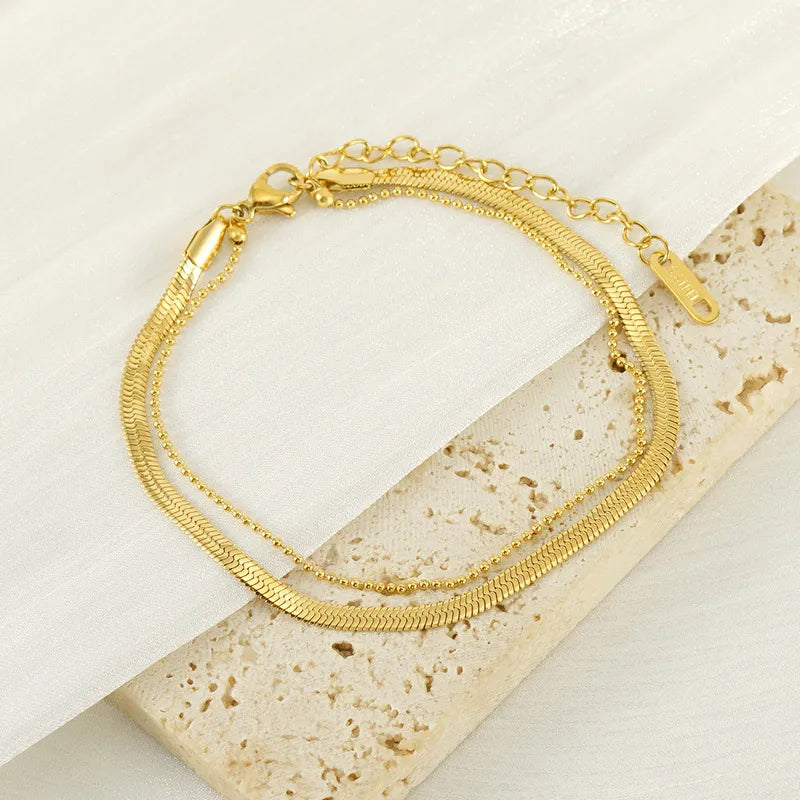Pulsera de Cadena de Cuerda Retorcida