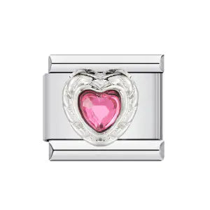 Piedra del amor minimalista para pulsera italiana