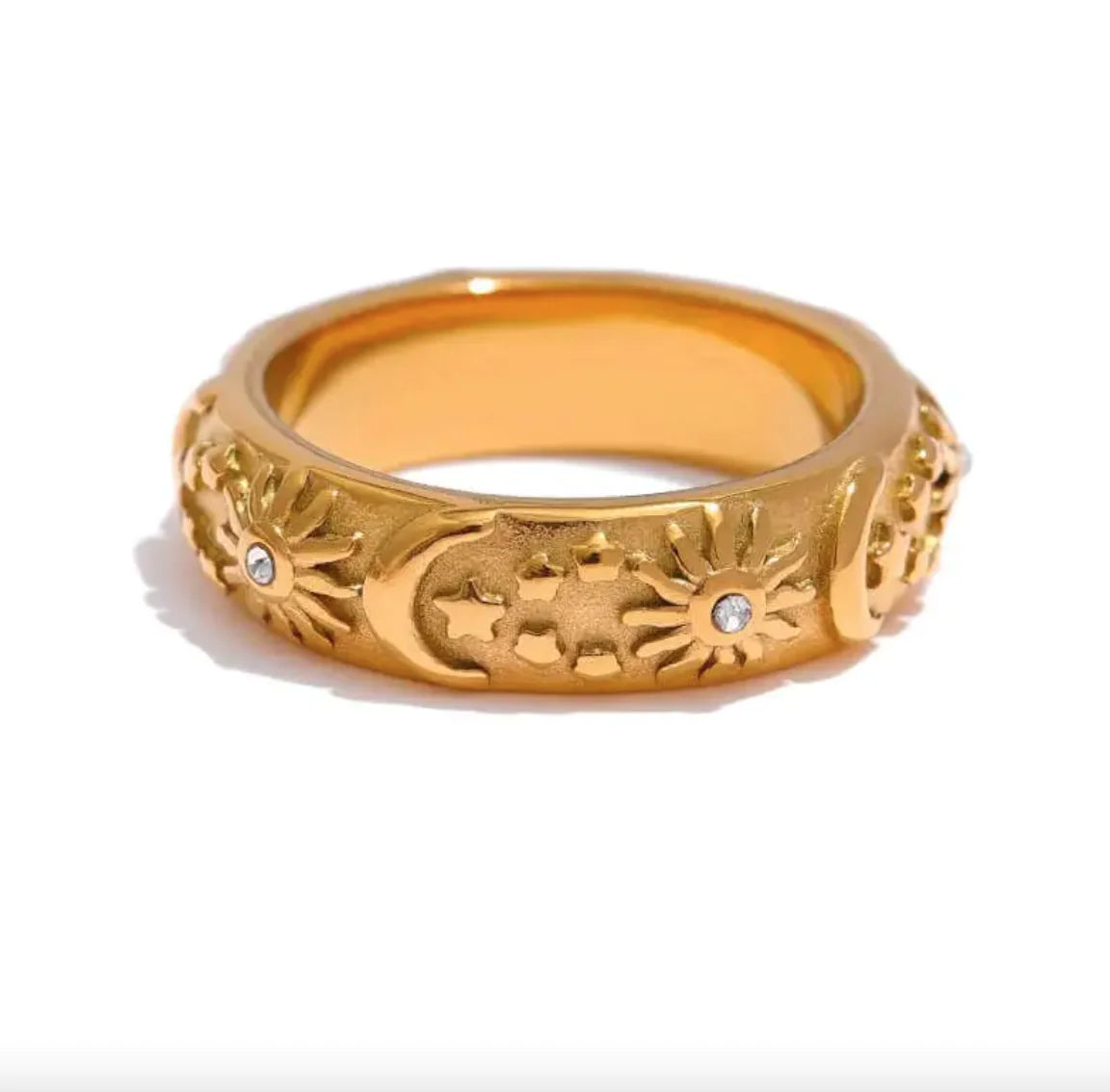 Anillo de Estrella, Luna y Sol