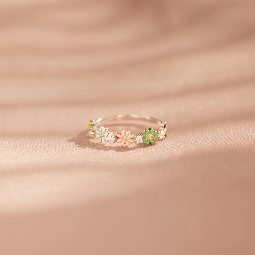 Anillo Elegante Floral