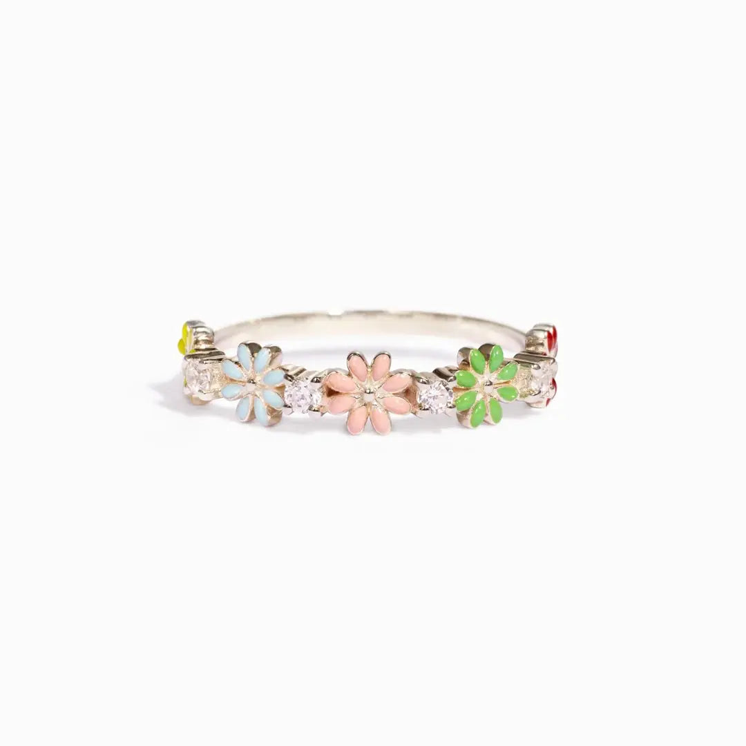 Anillo Elegante Floral