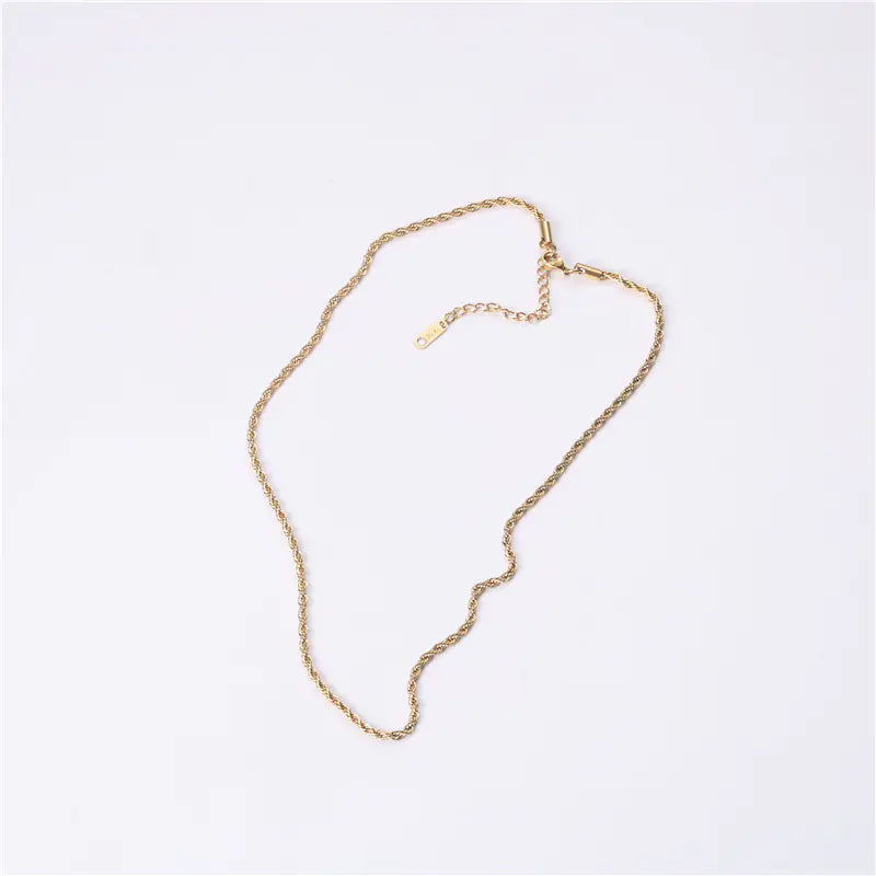 Collar de Cadena Retorcida Clásica