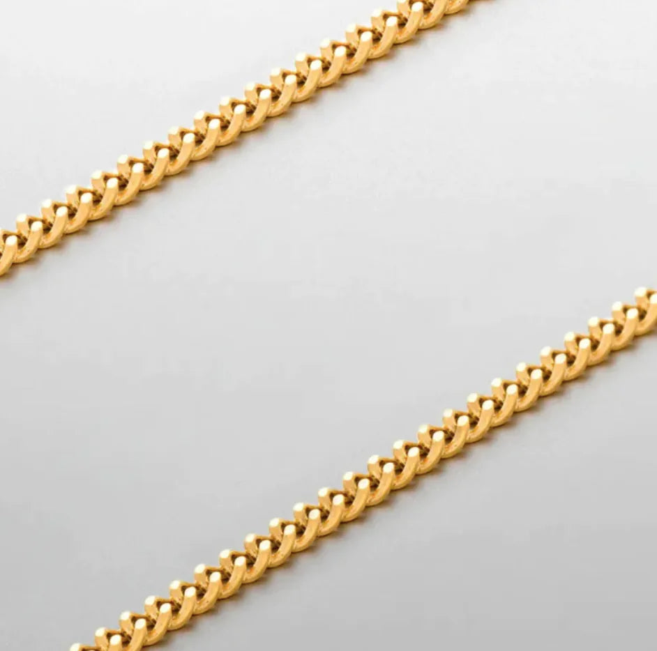 Collar de Cadena Estilo Cubano