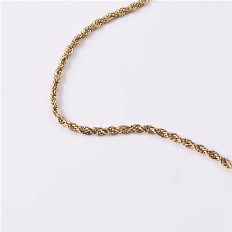 Collar de Cadena Retorcida Clásica